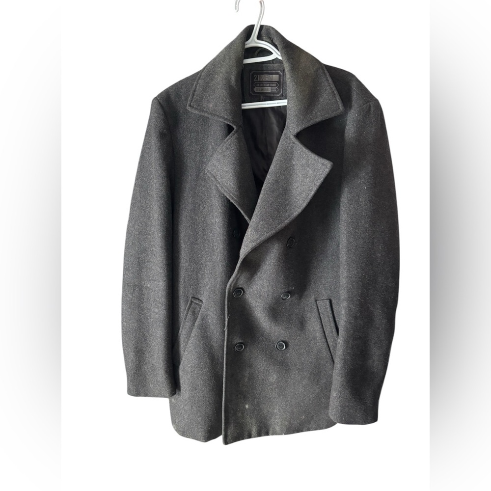 Men’s Grey Pea coat